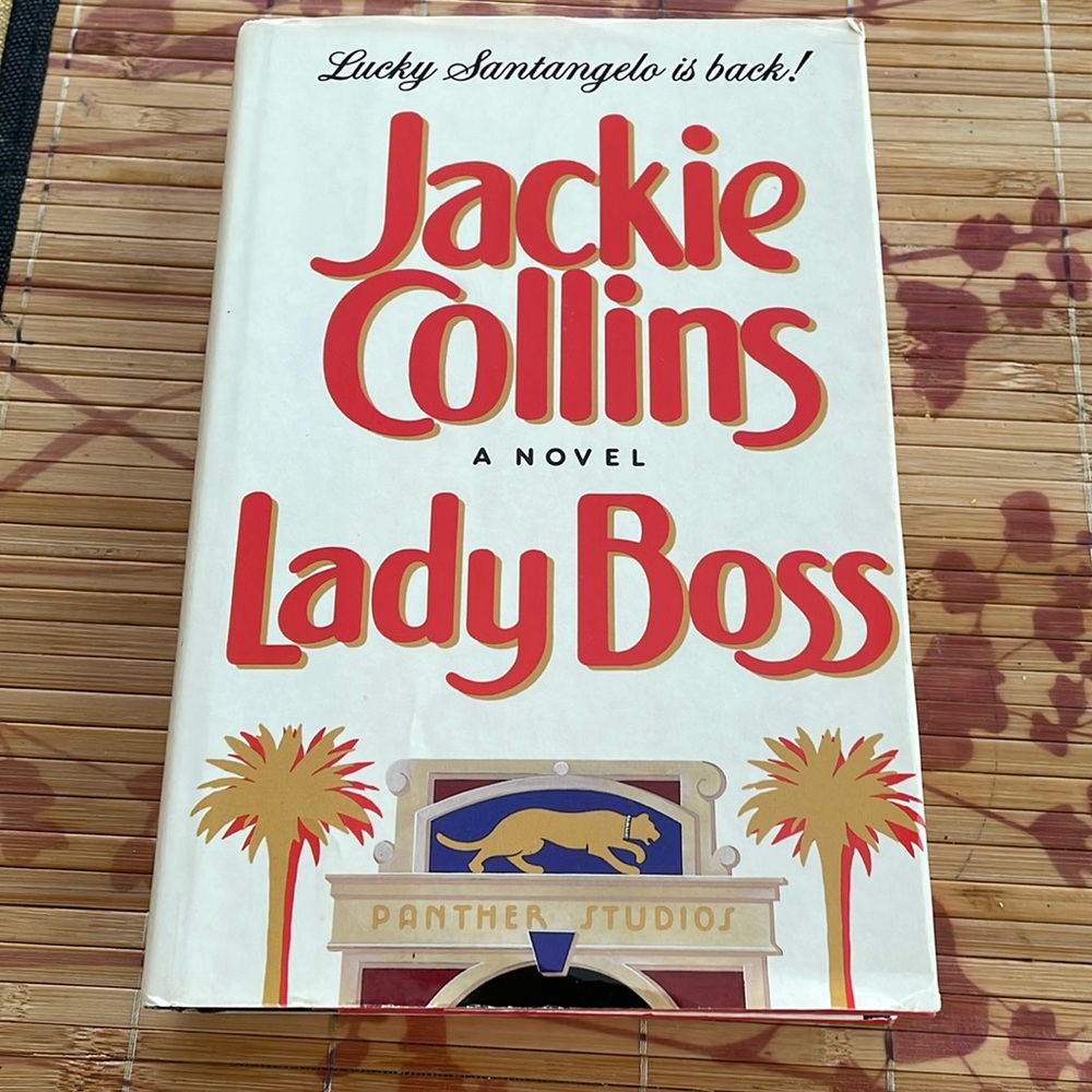 Jackie Collin’s hardcover book. Lady Boss good condition.